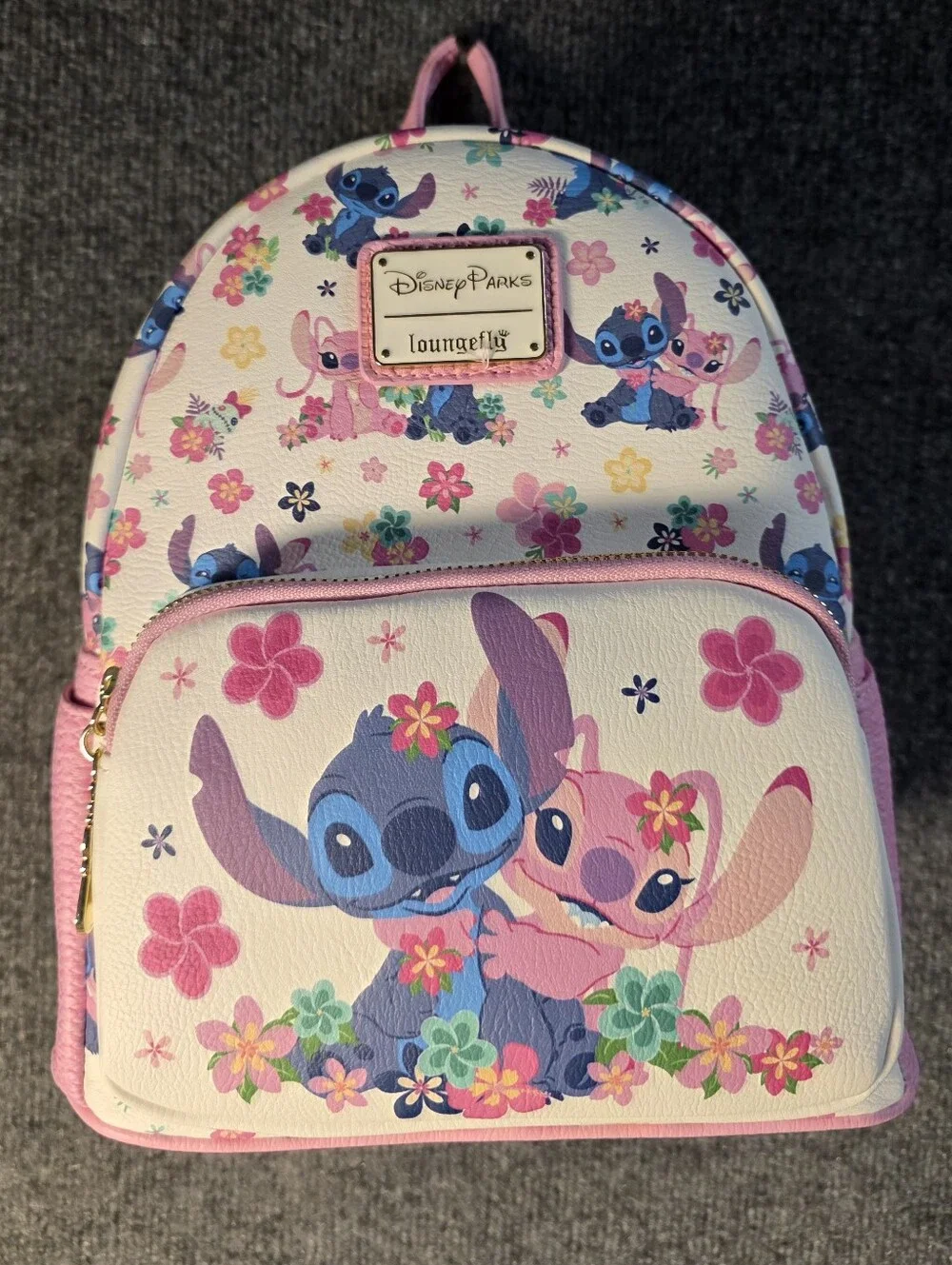 Loungefly x Disney Parks Stitch and Angel Mini Backpack - NEW